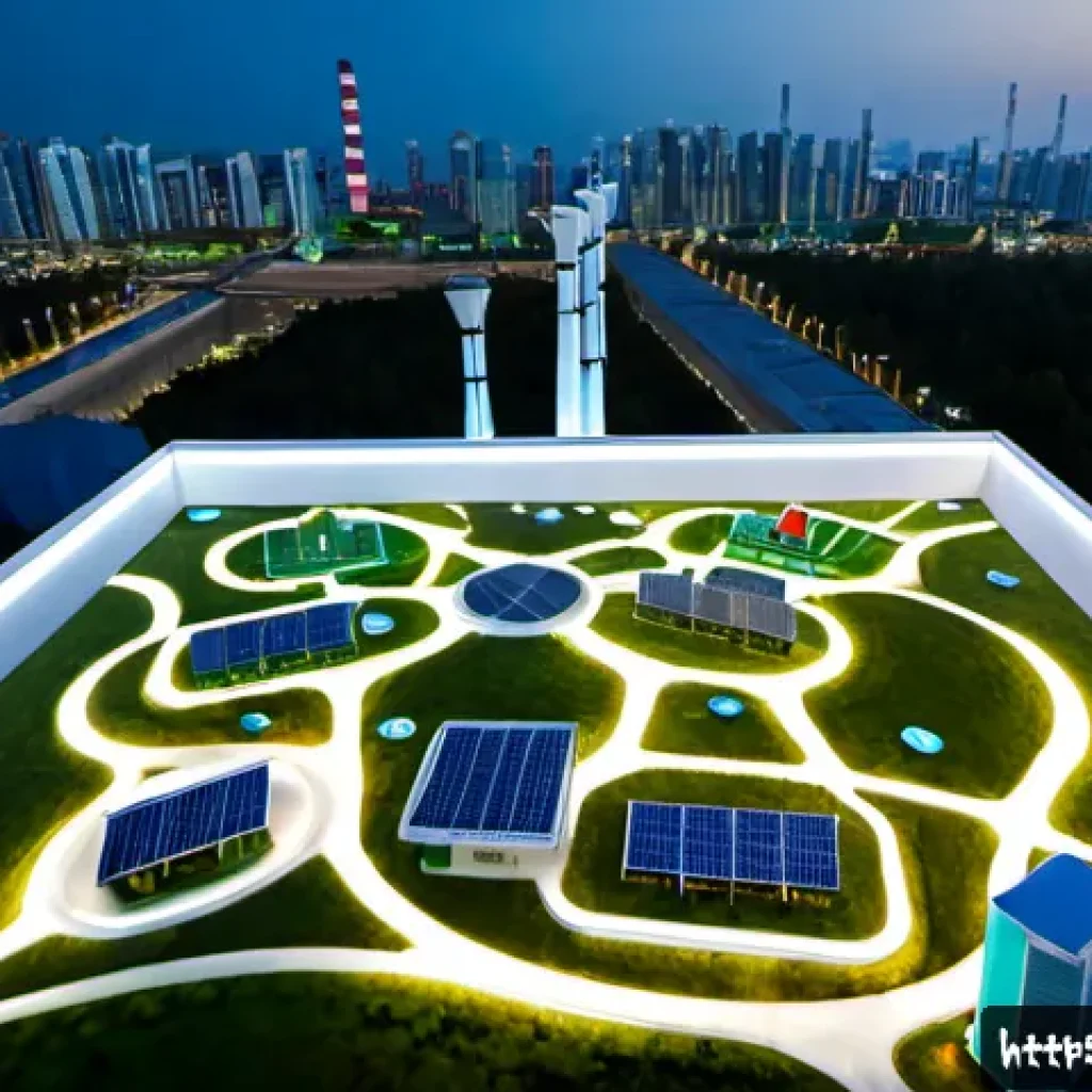 탄소예산 설계를 위한 혁신적 도구 - Photorealistic sustainable urban planning laboratory, diverse climate scientists gathered around a l...